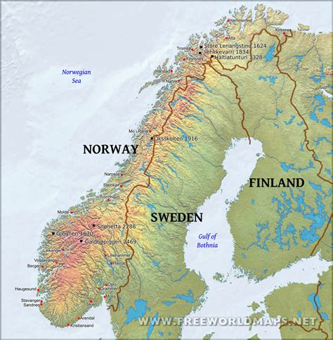 Geography of Norway .